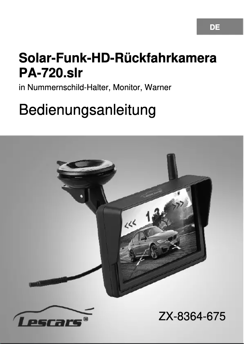 Page n°1 - Manuel utilisateur Lescars PA-720