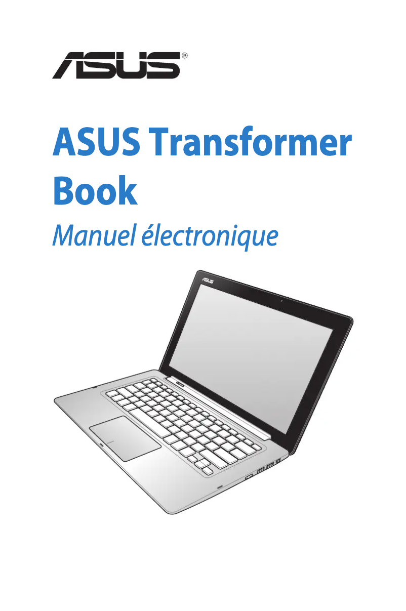 Page 1 de la notice Manuel utilisateur Asus Transformer Book TX300
