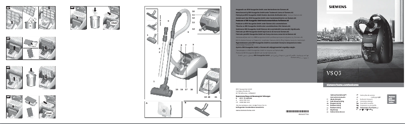 Page n°1 - Manuel utilisateur Siemens Q5.0