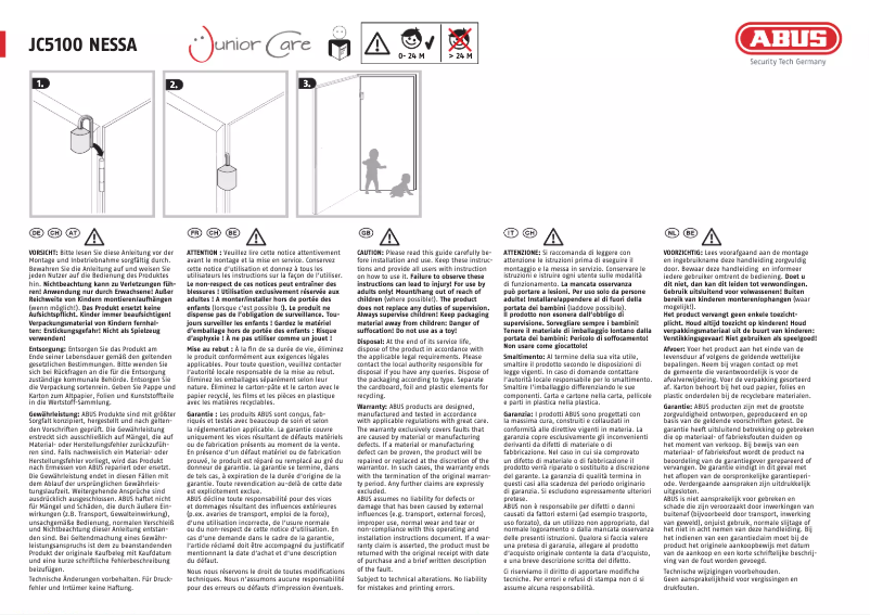 Image de la première page du manuel de l'appareil NESSA JC5100A