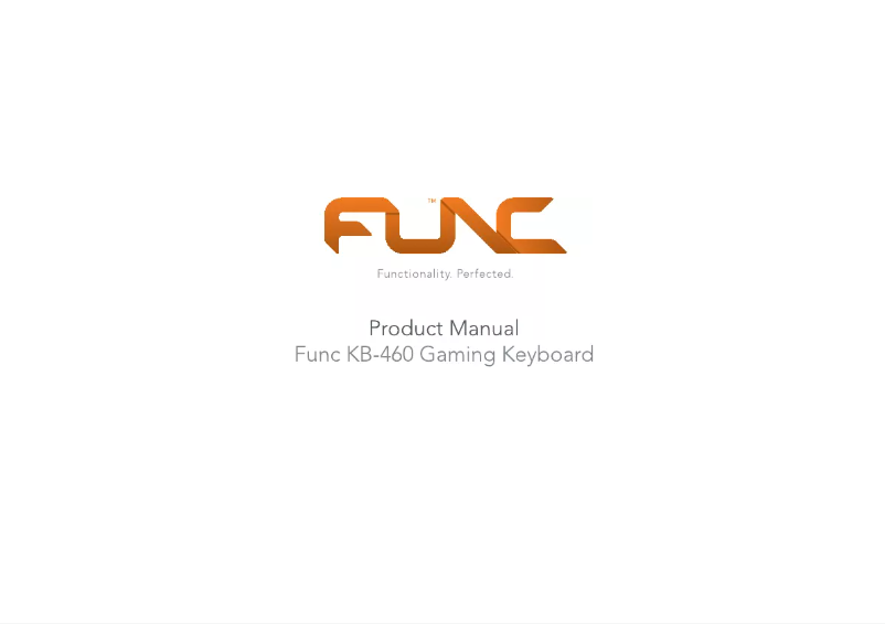 Página 1 del manual Manual de usuario Func KB-460