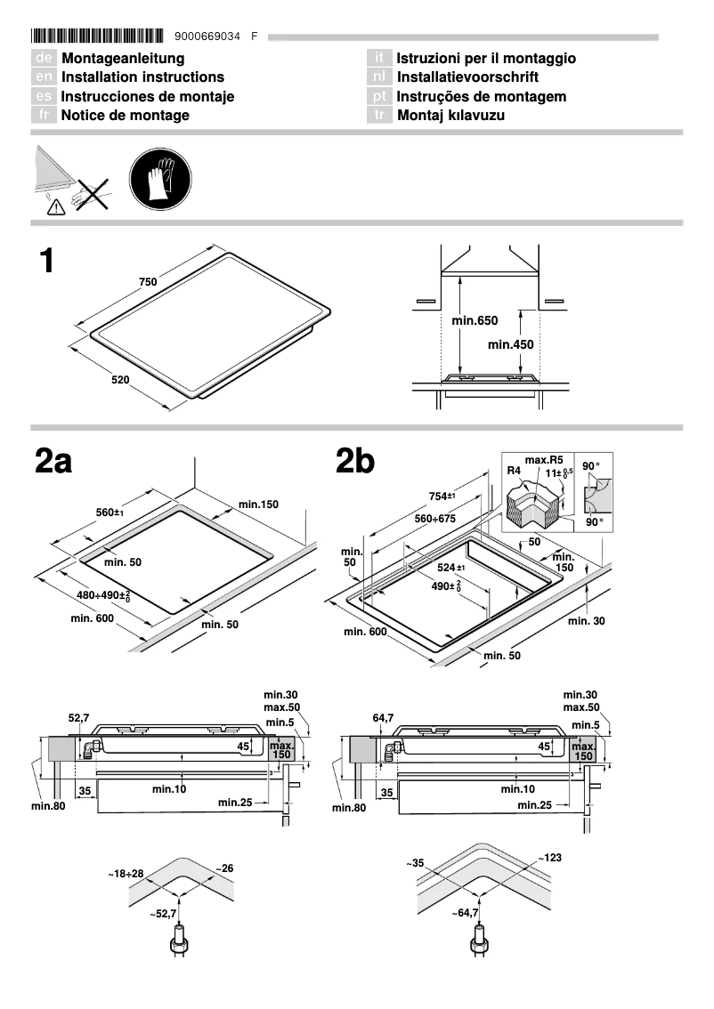 Page 1 de la notice Guide d'installation Siemens EC875QB21E
