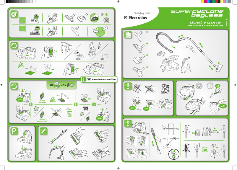 Page n°1 - Manuel utilisateur Electrolux ZSC 69FD2