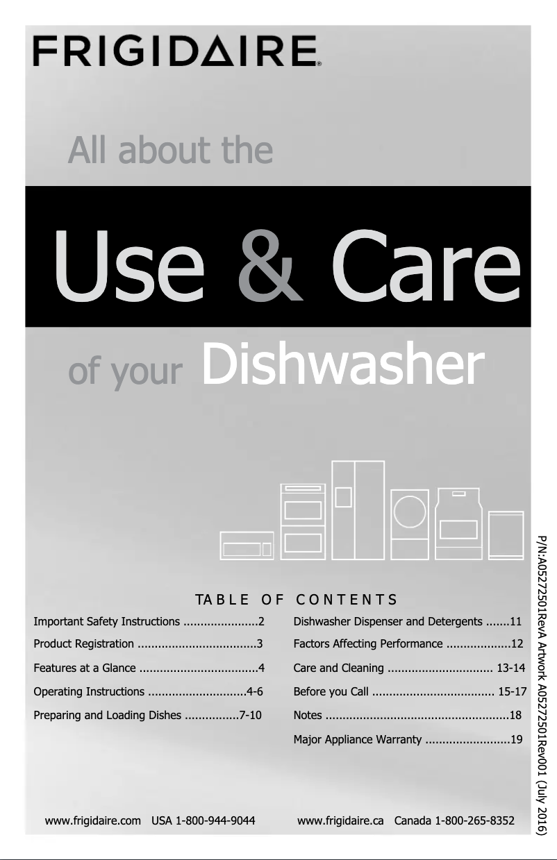 Image de la première page du manuel de l'appareil FGCD2444