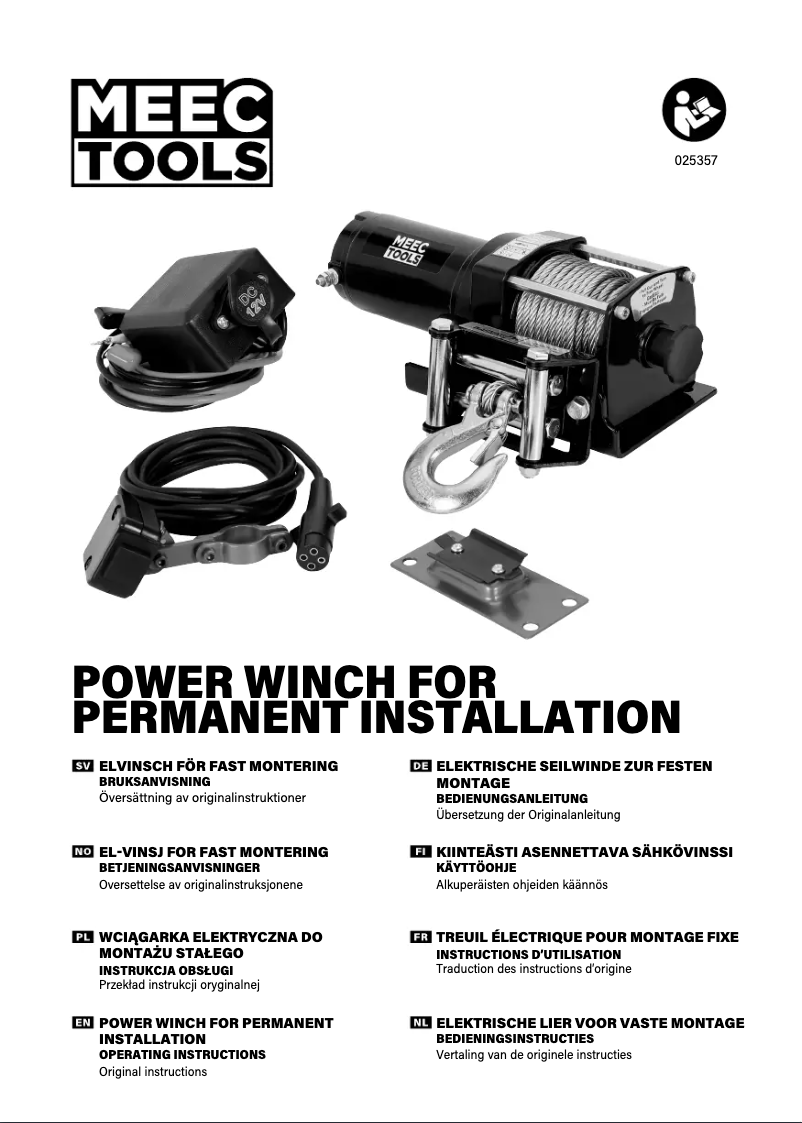 Image de la première page du manuel de l'appareil 025357