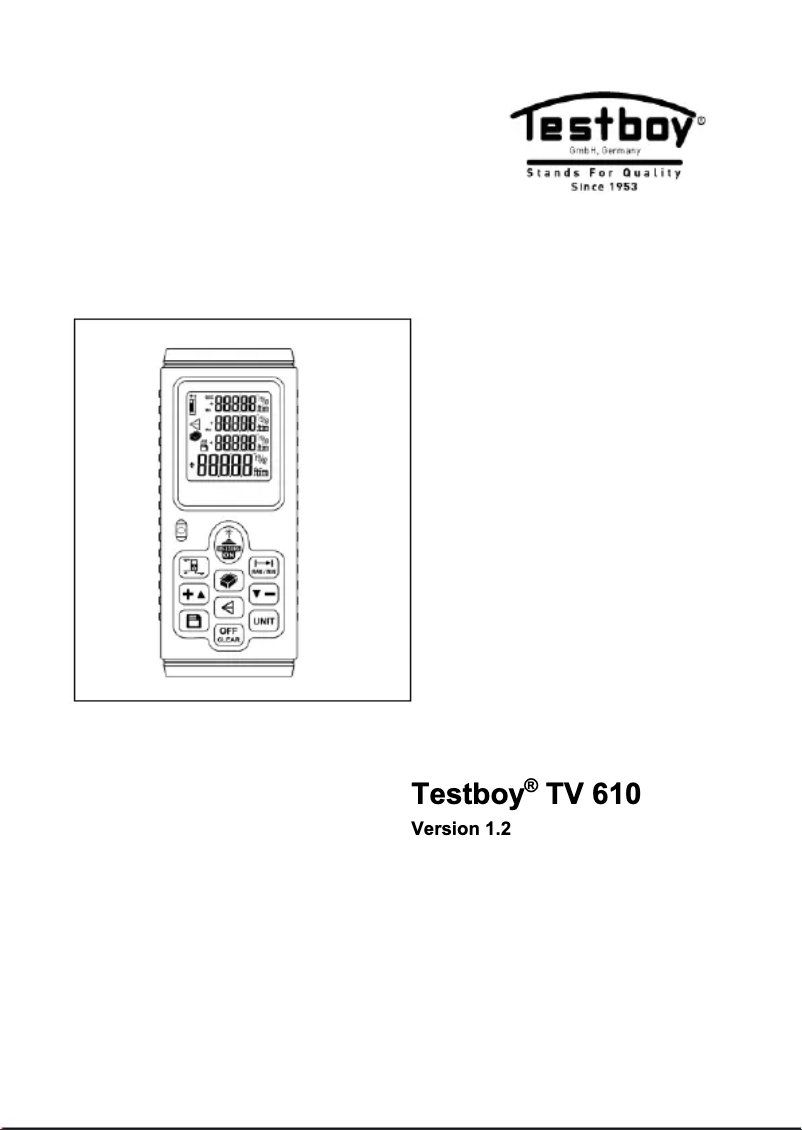 Image de la première page du manuel de l'appareil TV 610