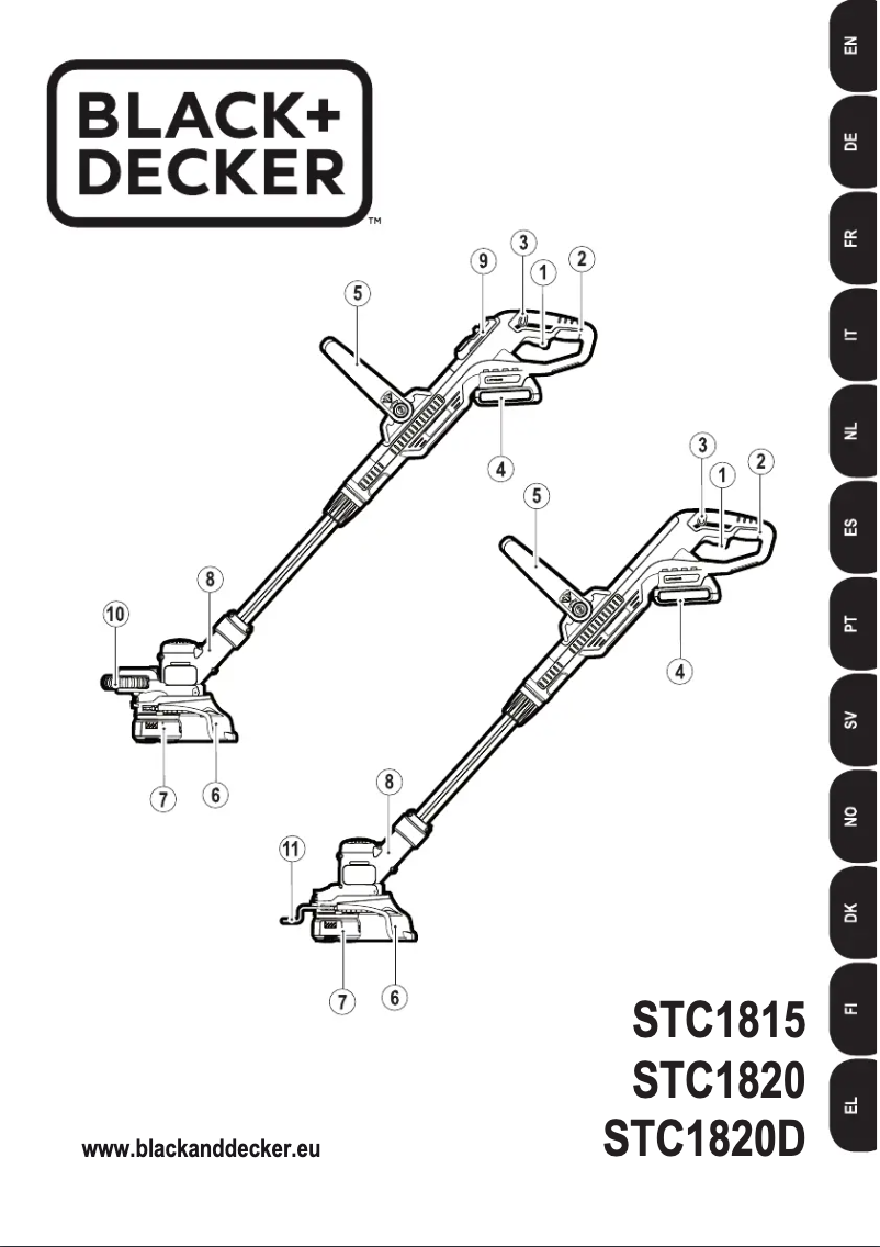 Page n°1 - Manuel utilisateur Black & Decker STC1820D