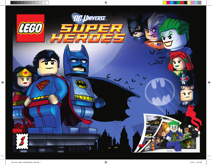 Page 1 de la notice Manuel utilisateur Lego The Dynamic Duo Funhouse Escape