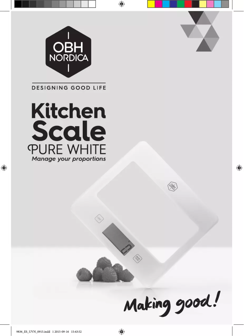 Image de la première page du manuel de l'appareil Pure White 9836