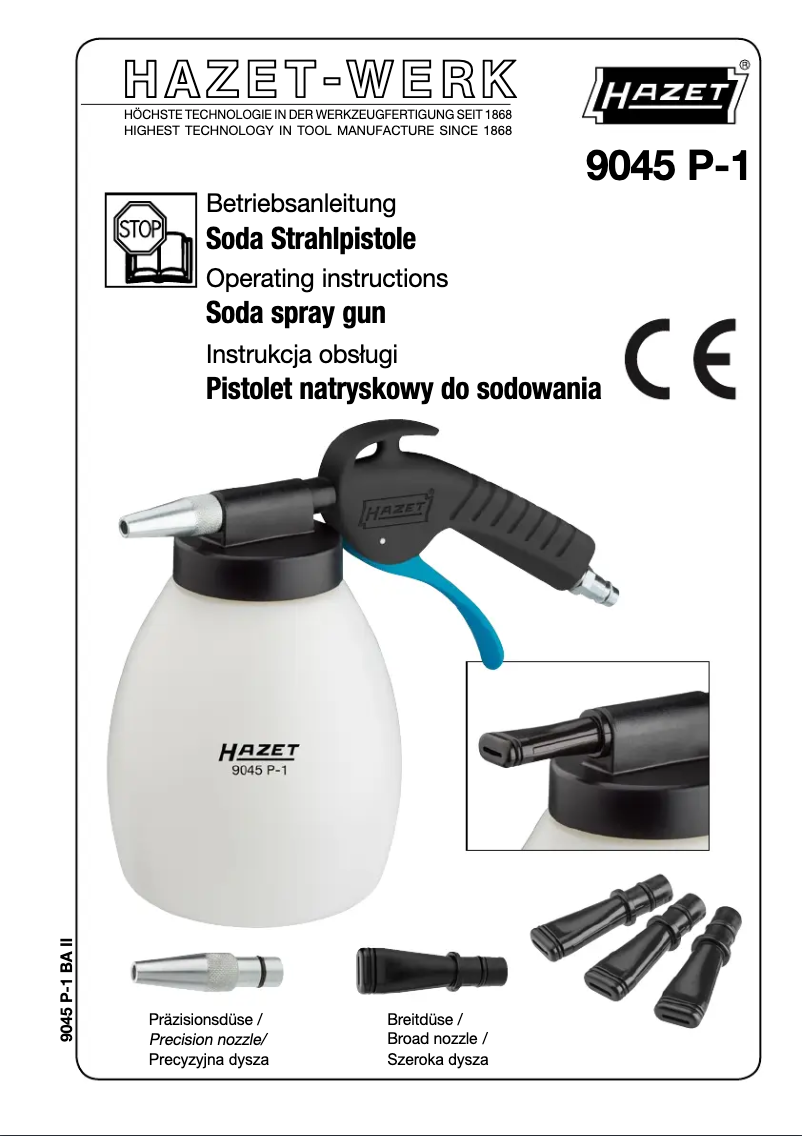 Página 1 del manual Manual de usuario Hazet 9045 P-1