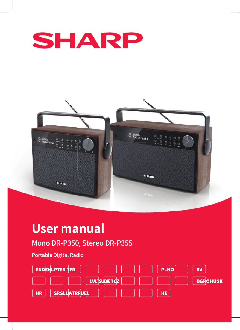 Imagen de la primera página del manual del dispositivo DR-P355