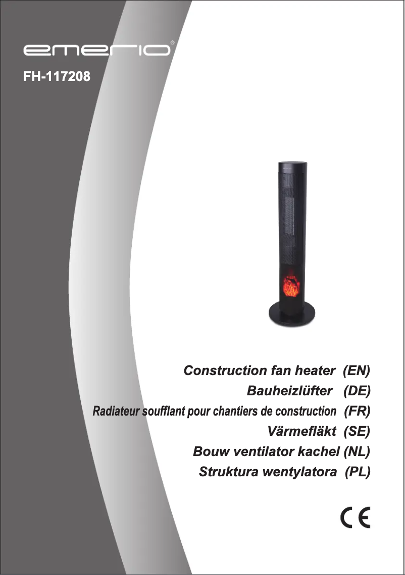 Page 1 de la notice Manuel utilisateur Emerio FH-117208