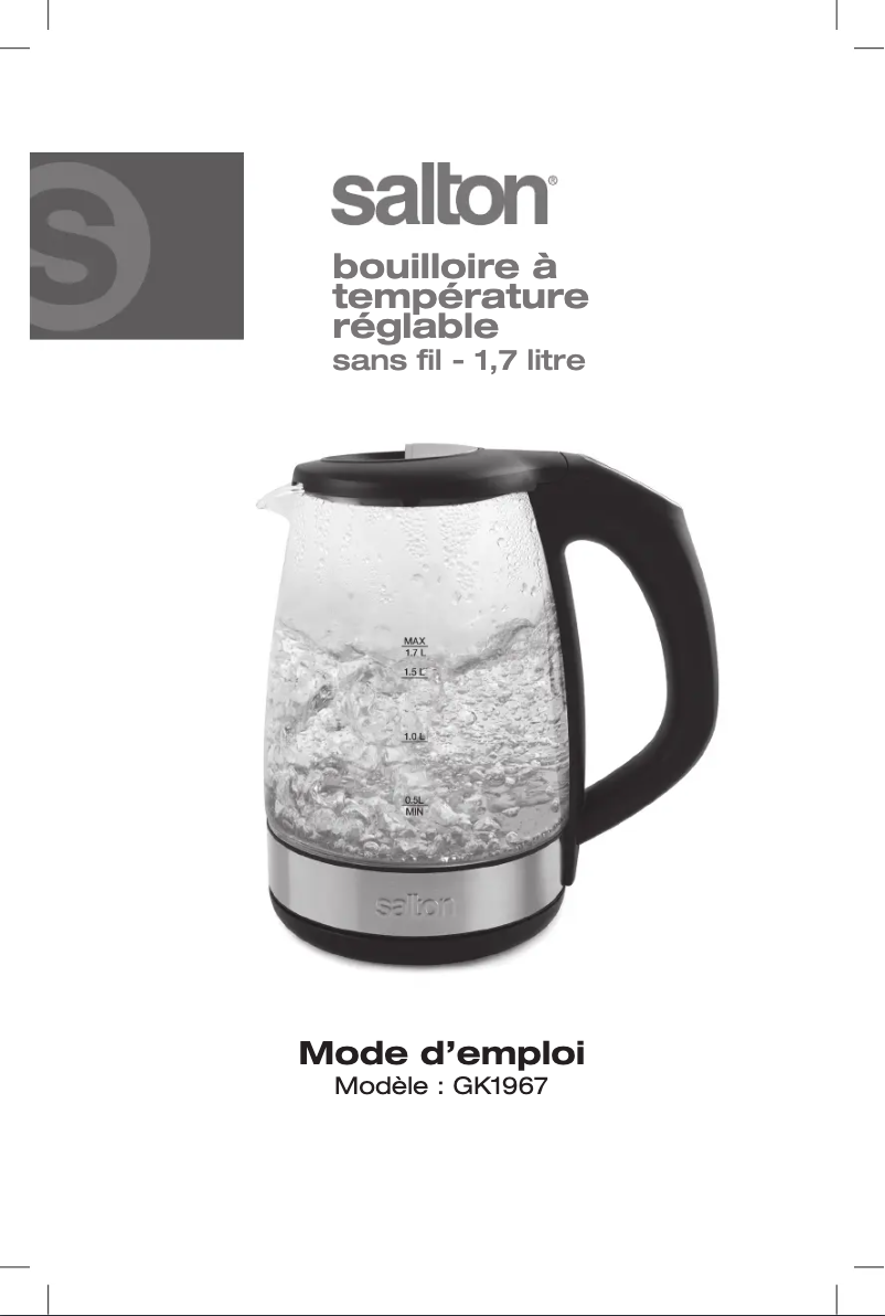 Image de la première page du manuel de l'appareil GK1967