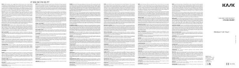 Página 1 del manual Manual de usuario Kask Rapido