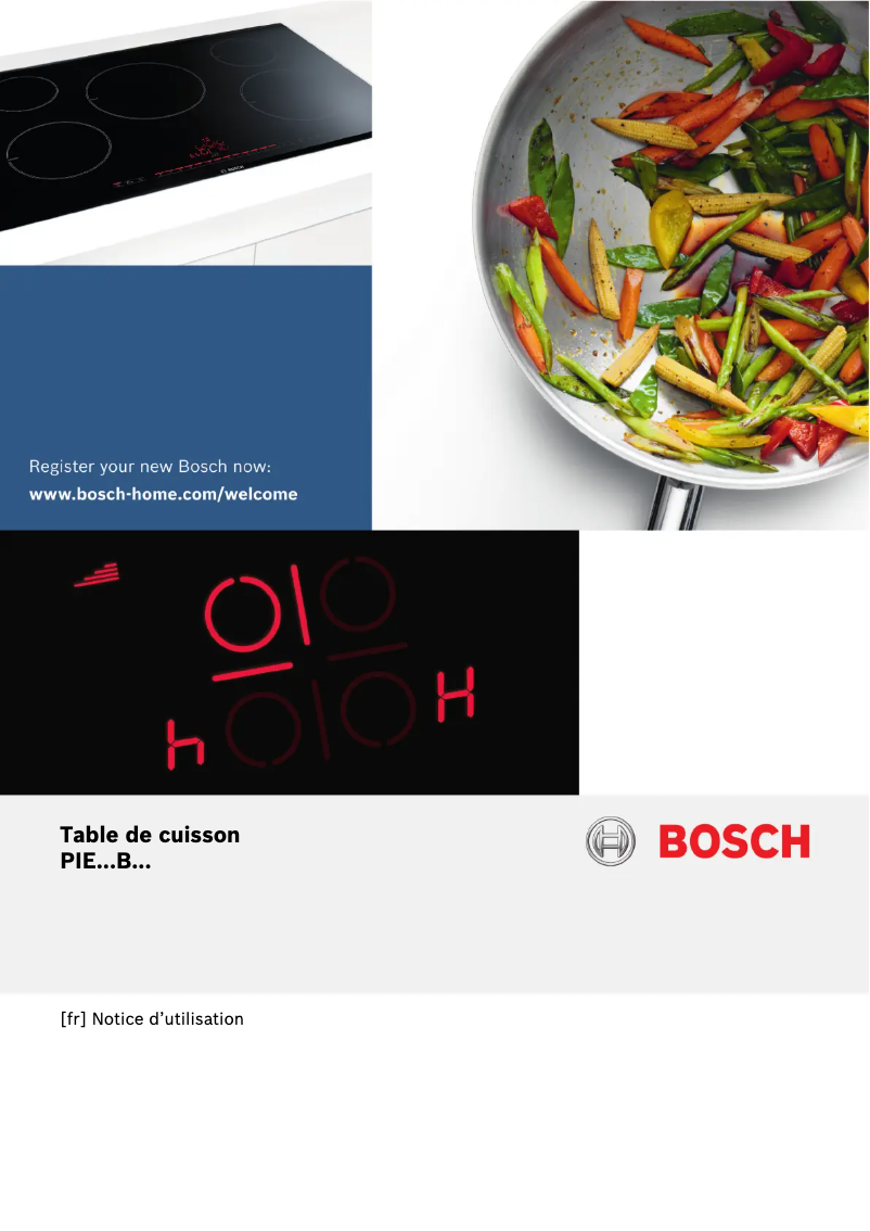 Page n°1 - Mode d'emploi Bosch PIE645BB1E