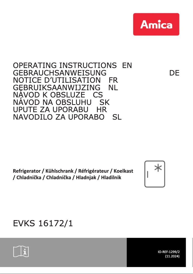 Image de la première page du manuel de l'appareil EVKS16172