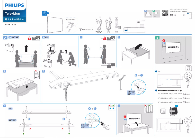Página 1 del manual Manual de usuario Philips 50PUD8528