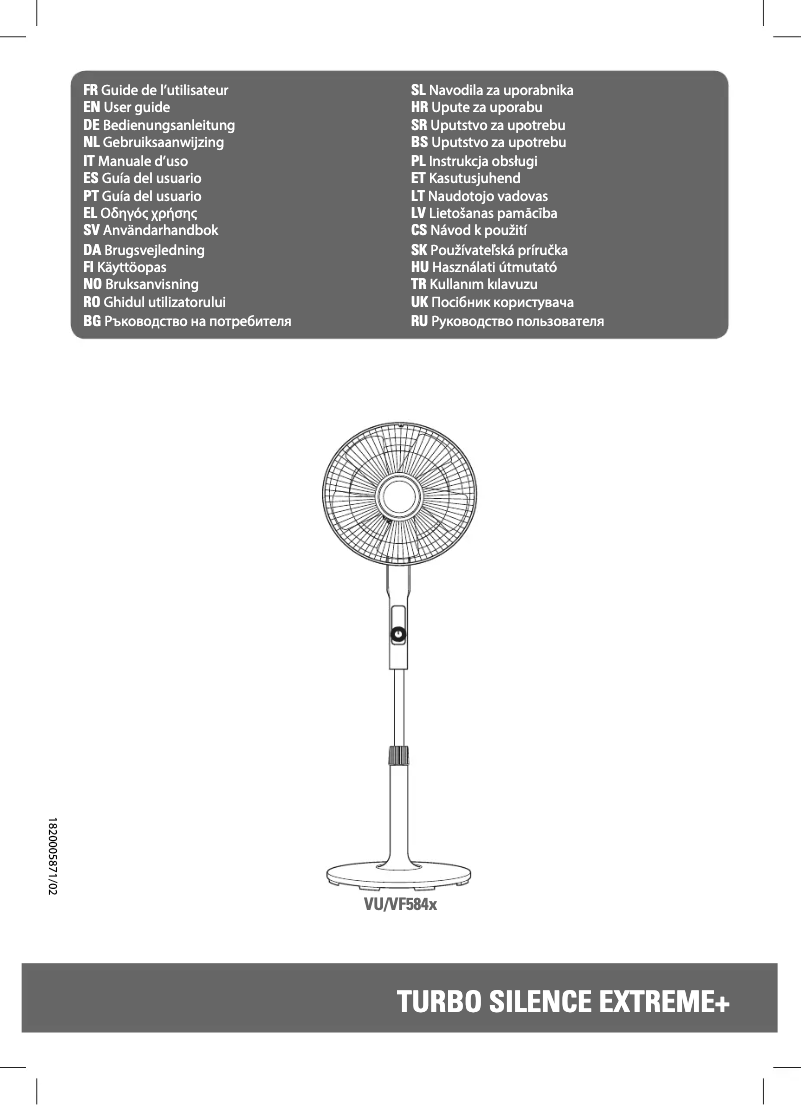 Página 1 del manual Manual de usuario Rowenta Turbo Silence Extreme Plus VU5840