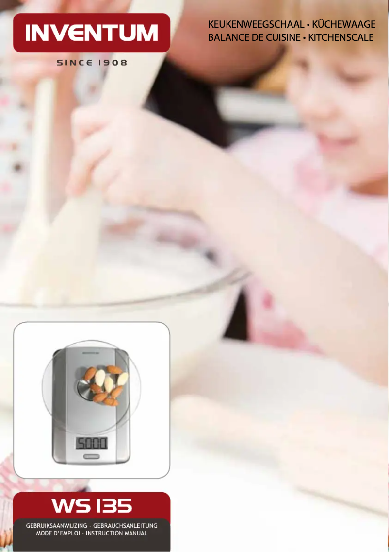 Page n°1 - Manuel utilisateur Inventum WS135