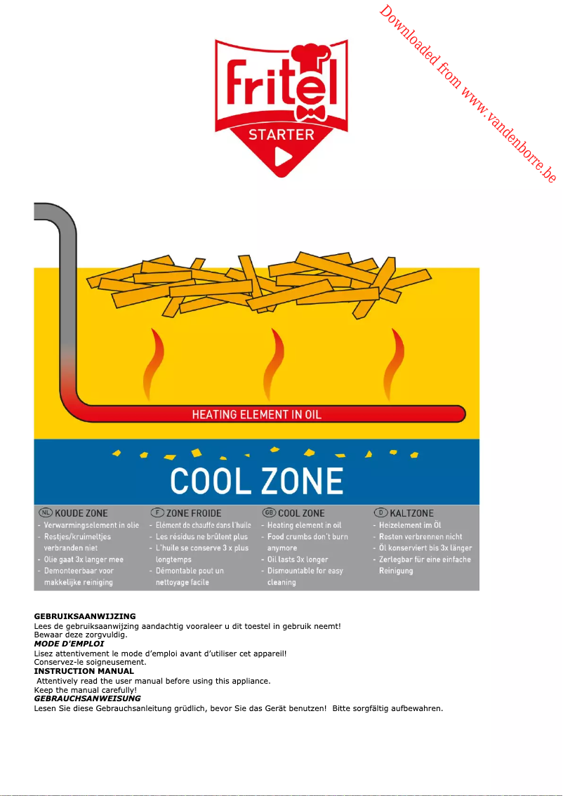 Page 1 de la notice Manuel utilisateur Fritel FR 1460