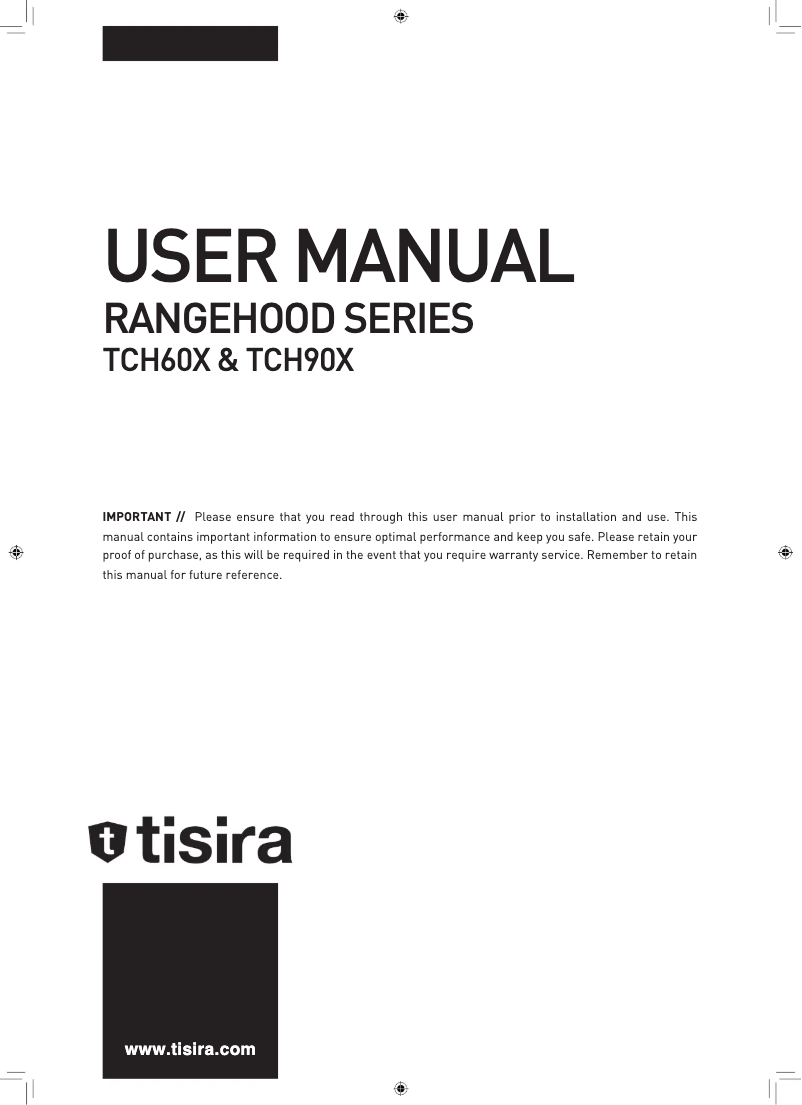Page n°1 - Manuel utilisateur Tisira TCH90B