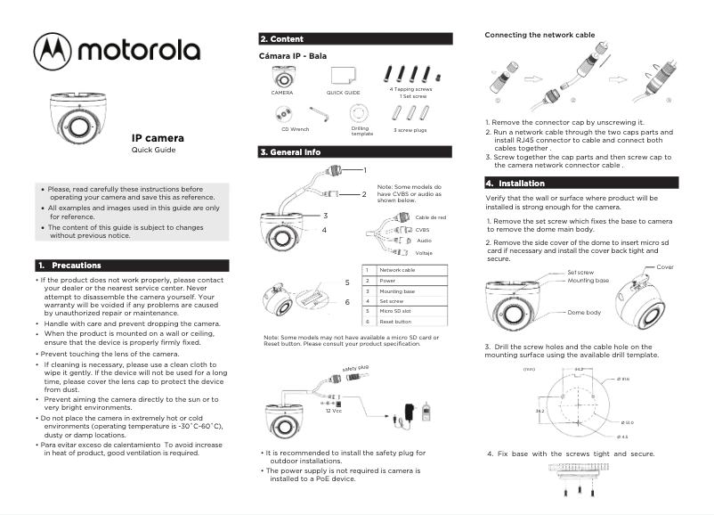 Página 1 del manual Manual de usuario Motorola MTIDM045701