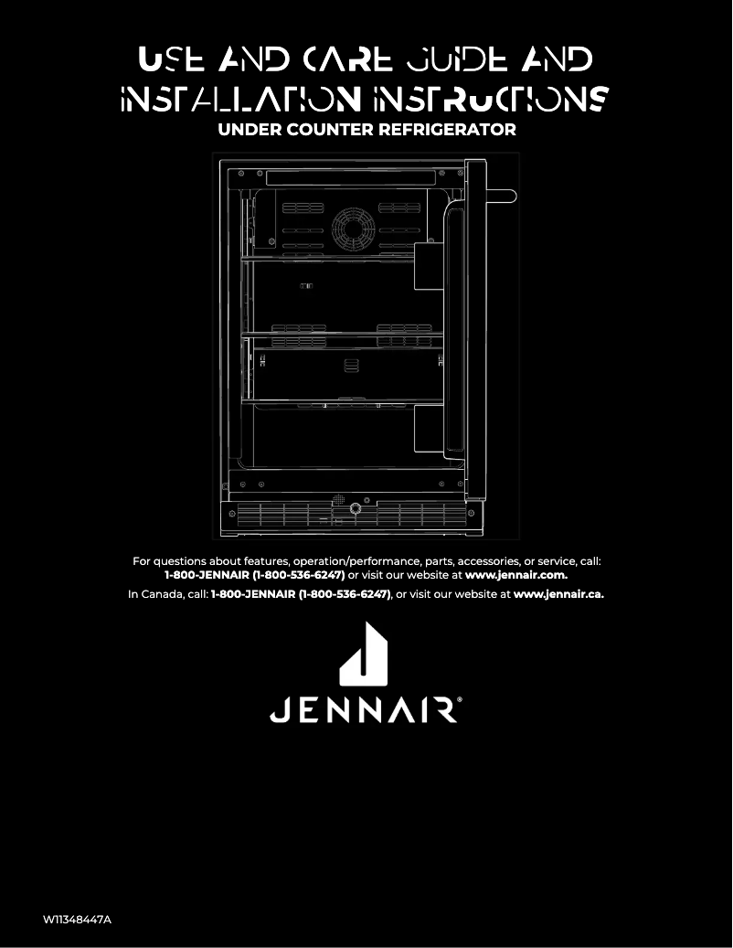 Page n°1 - Manuel utilisateur JennAir JUGFL242HL