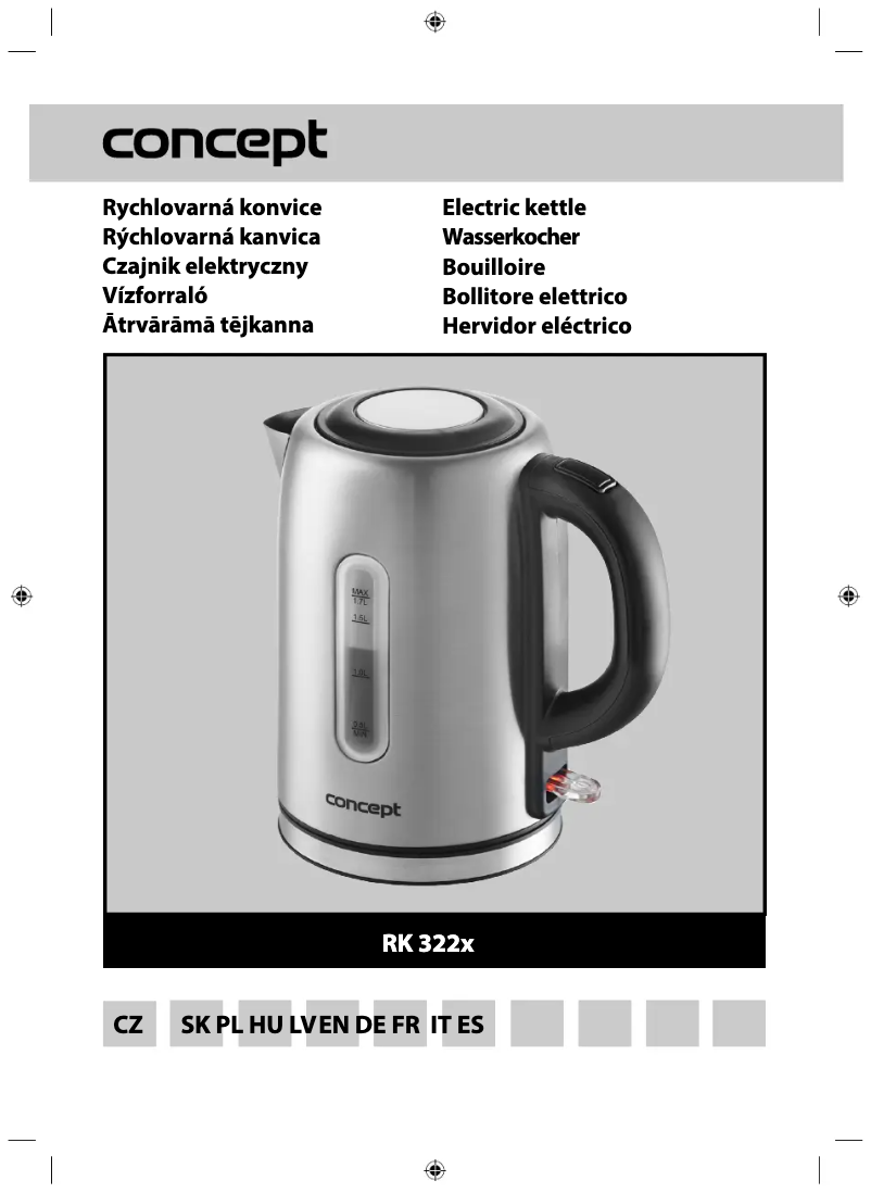 Image de la première page du manuel de l'appareil RK3223