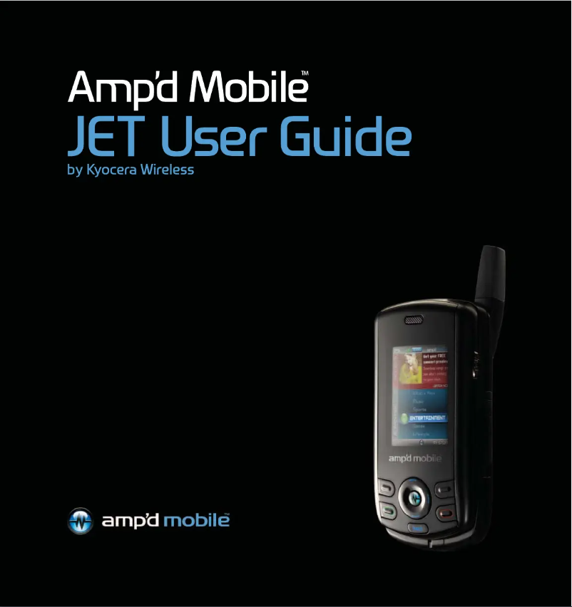 Image de la première page du manuel de l'appareil Amp'd Mobile Jet