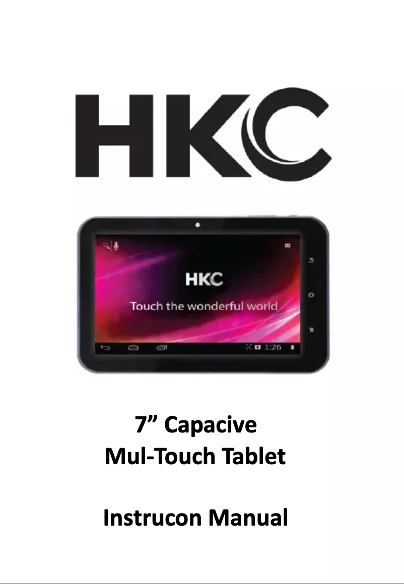 Image de la première page du manuel de l'appareil P771A