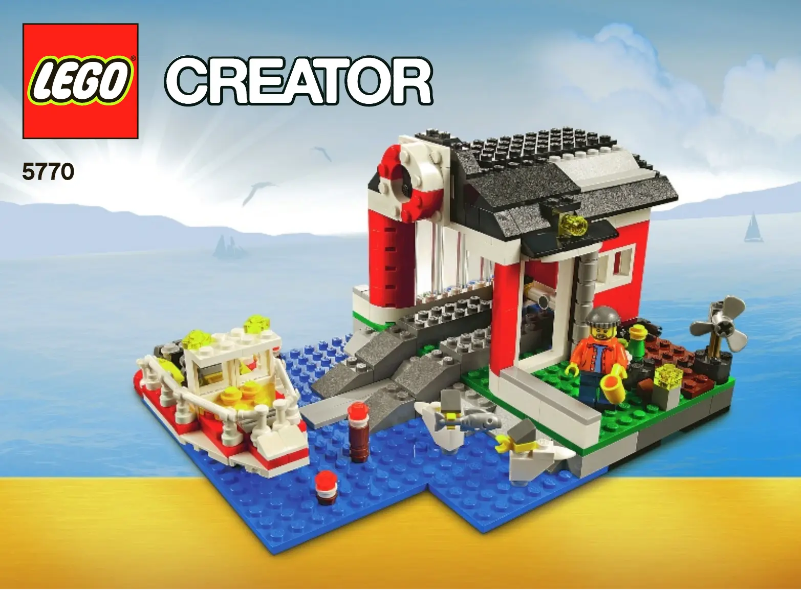 Page n°1 - Manuel utilisateur Lego Creator 5770