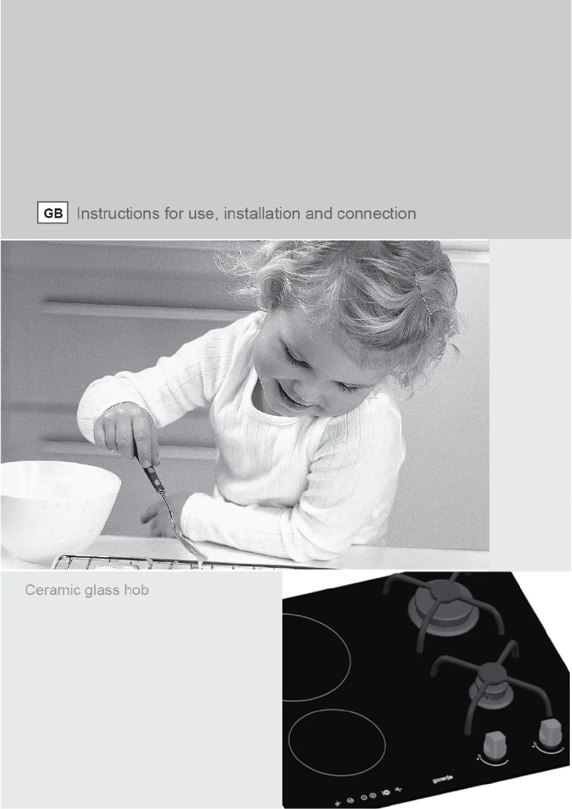 Page 1 de la notice Manuel utilisateur Gorenje ITG623ASC