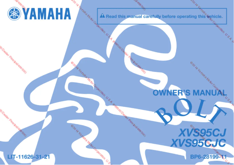 Image de la première page du manuel de l'appareil Bolt R-Spec (2018)