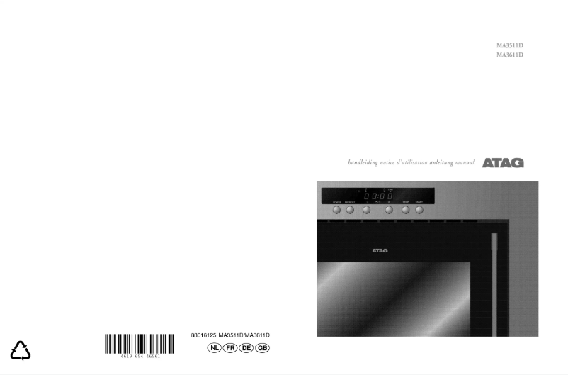 Image de la première page du manuel de l'appareil MA3511D