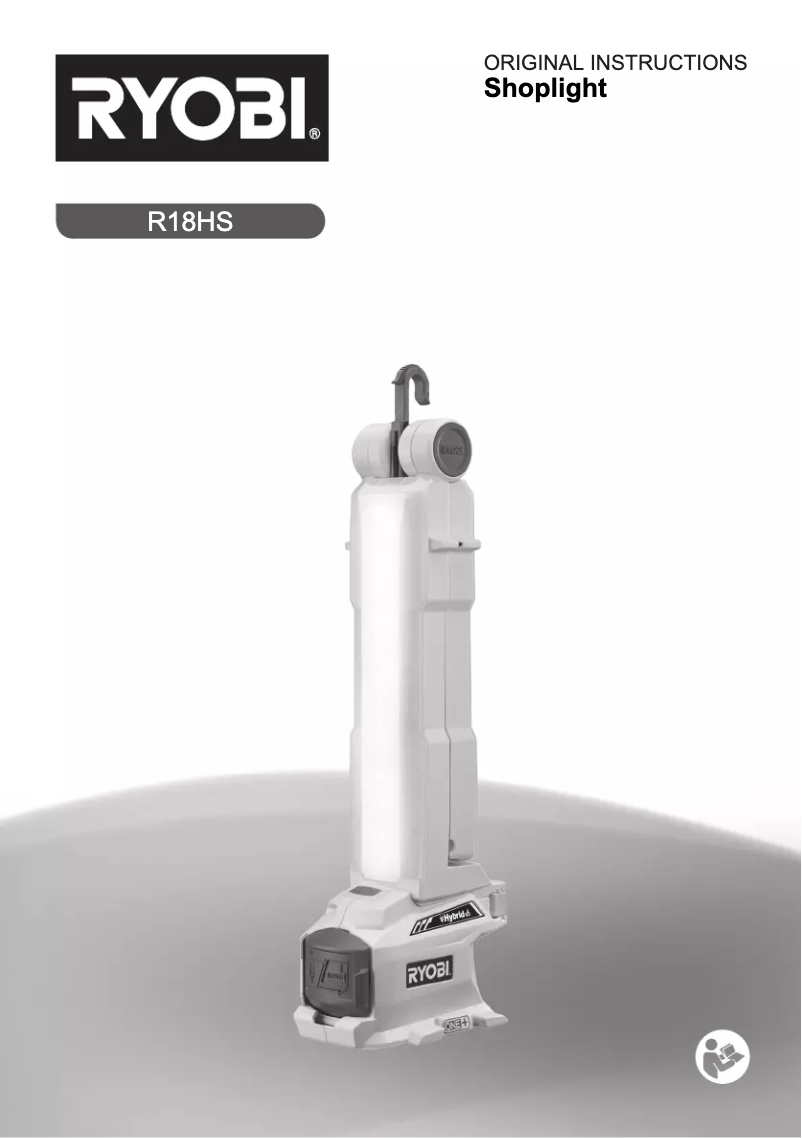 Página 1 del manual Manual de usuario RYOBI R18HS