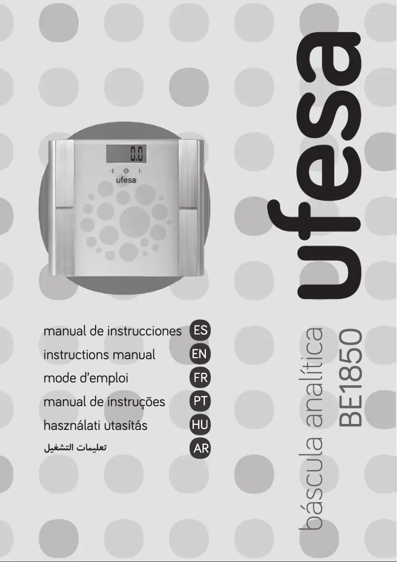 Page 1 de la notice Mode d'emploi Ufesa BE1850