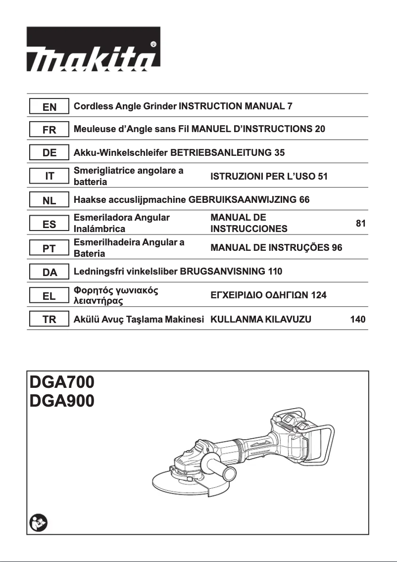 Image de la première page du manuel de l'appareil DGA900Z