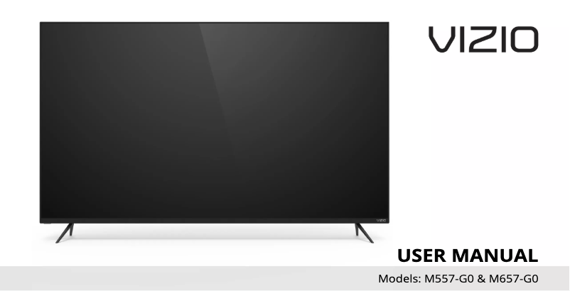 Page 1 de la notice Manuel utilisateur VIZIO M557-G0