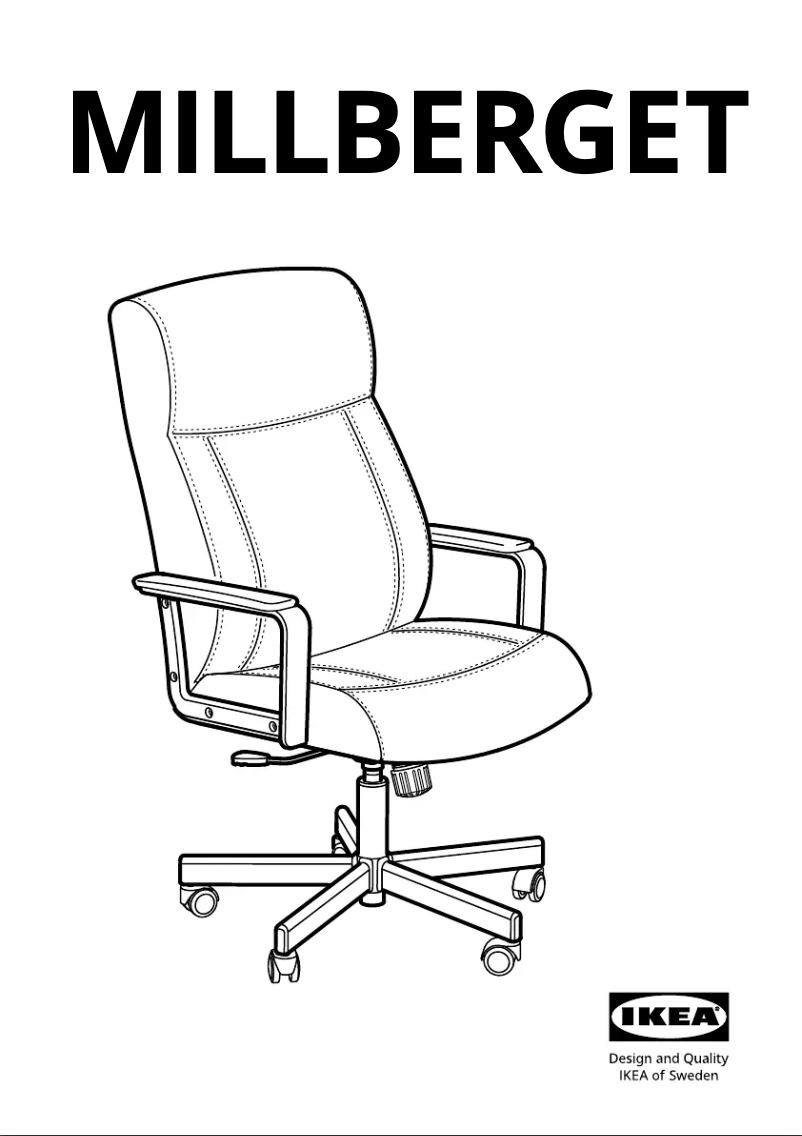 Image de la première page du manuel de l'appareil MILLBERGET 204.893.96