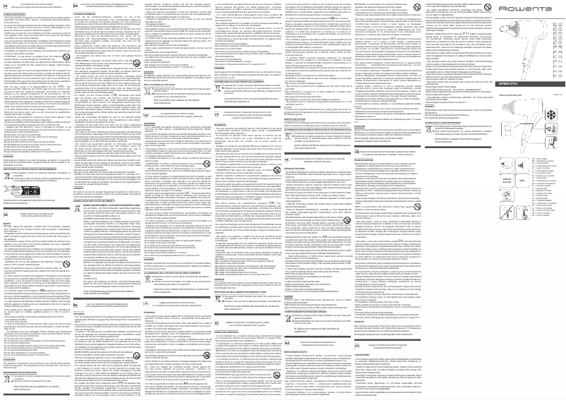 Image de la première page du manuel de l'appareil Express Style CV184L