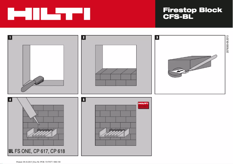 Página 1 del manual Manual de usuario Hilti CFS-BL
