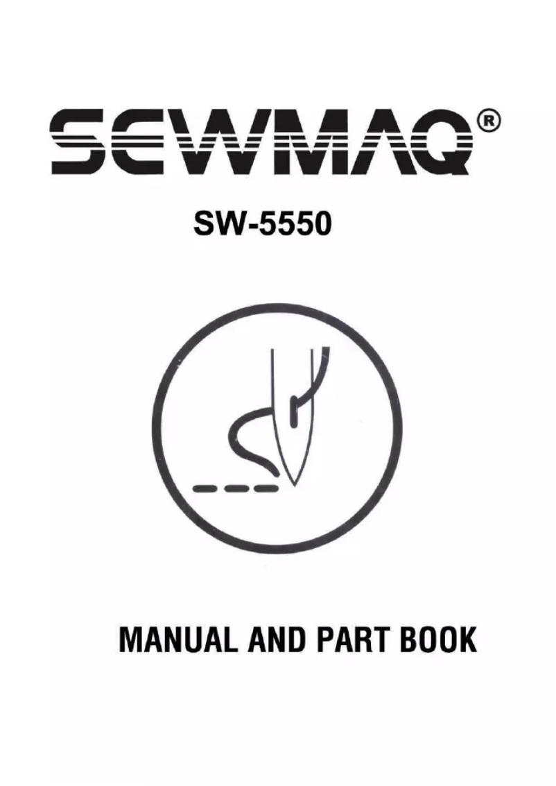 Página 1 del manual Manual de usuario Sewmaq SW-5550