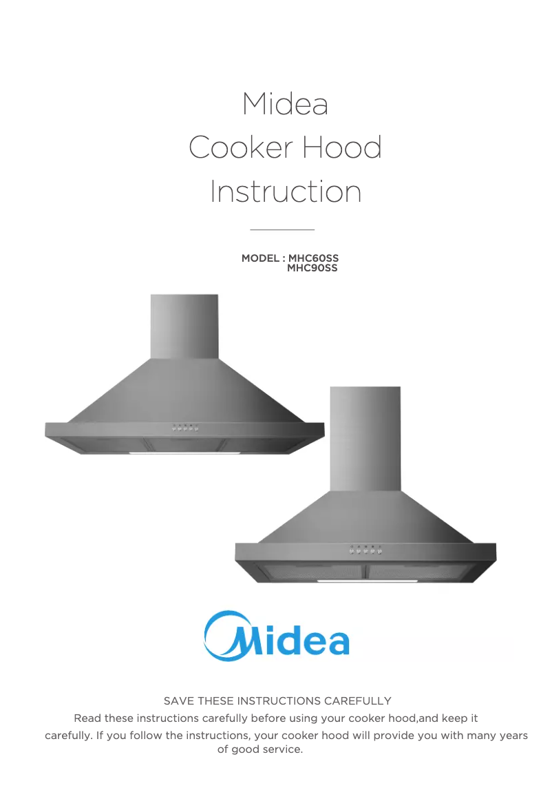Page n°1 - Manuel utilisateur Midea MHC90SS