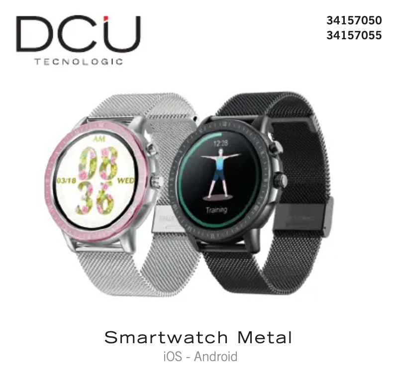 Image de la première page du manuel de l'appareil Smartwatch Metal