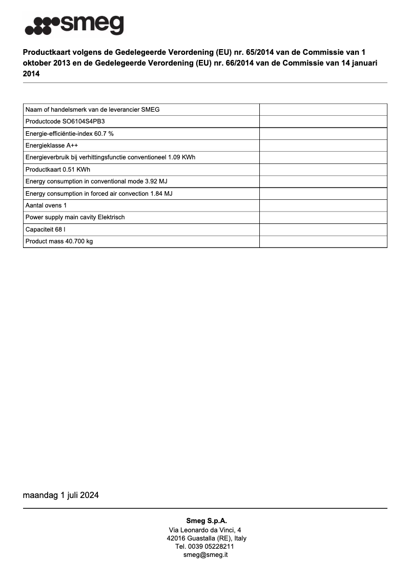 Image de la première page du manuel de l'appareil SO6104S4PB3