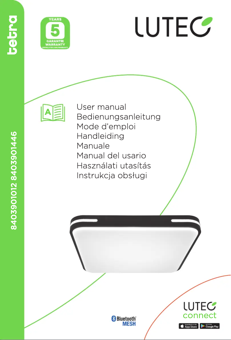 Page n°1 - Manuel utilisateur Lutec Tetra