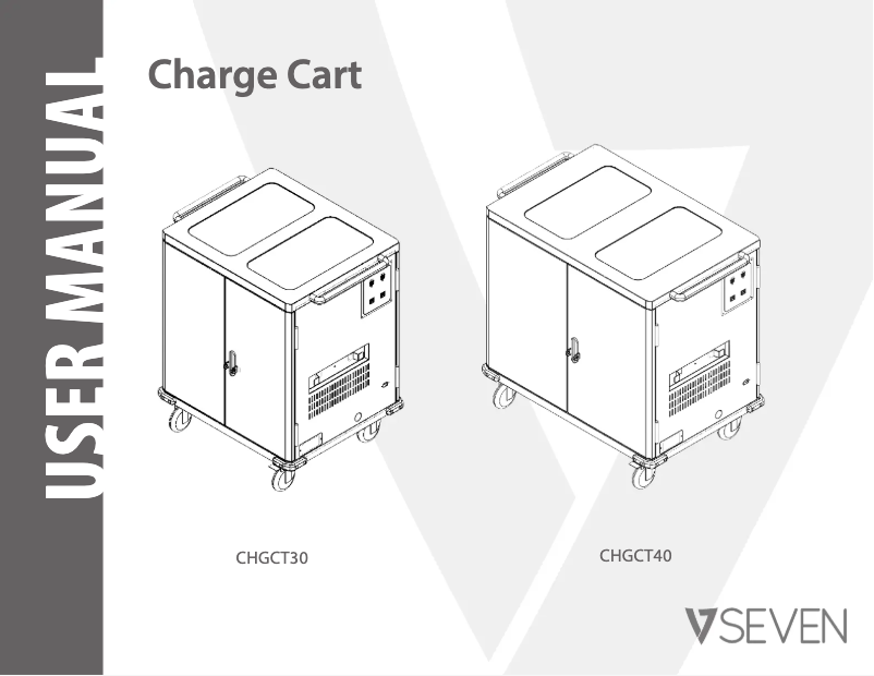 Page 1 of the manual User Manual V7 CHGCT40-1N