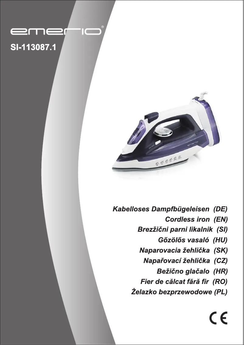 Page 1 de la notice Manuel utilisateur Emerio SI-113087