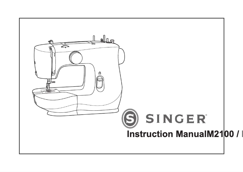 Page 1 de la notice Manuel utilisateur Singer M2100