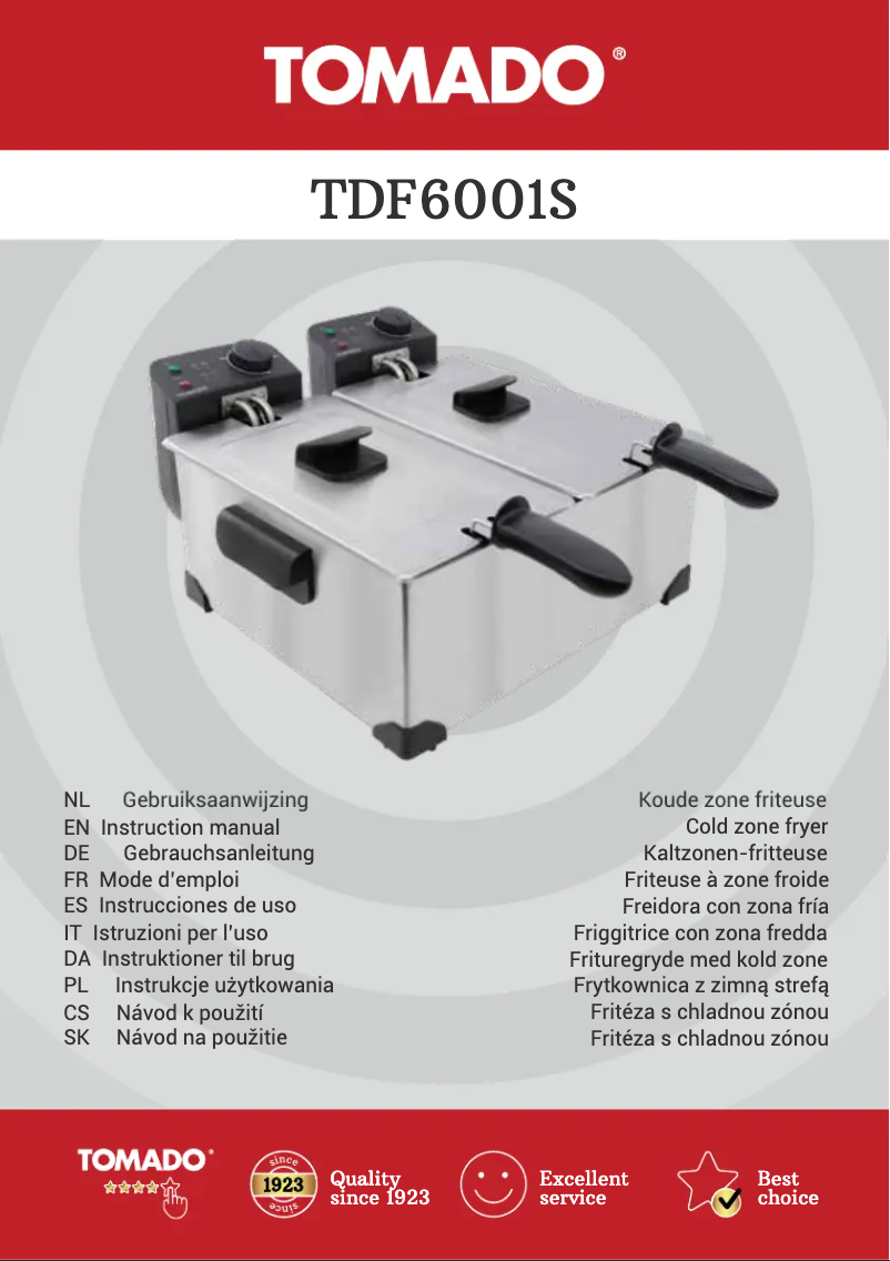 Image de la première page du manuel de l'appareil TDF6001S